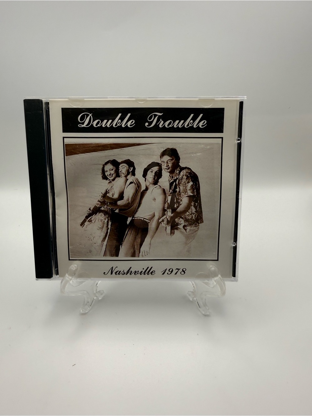 Source Unknown Double Trouble CD - Black & White Cover
